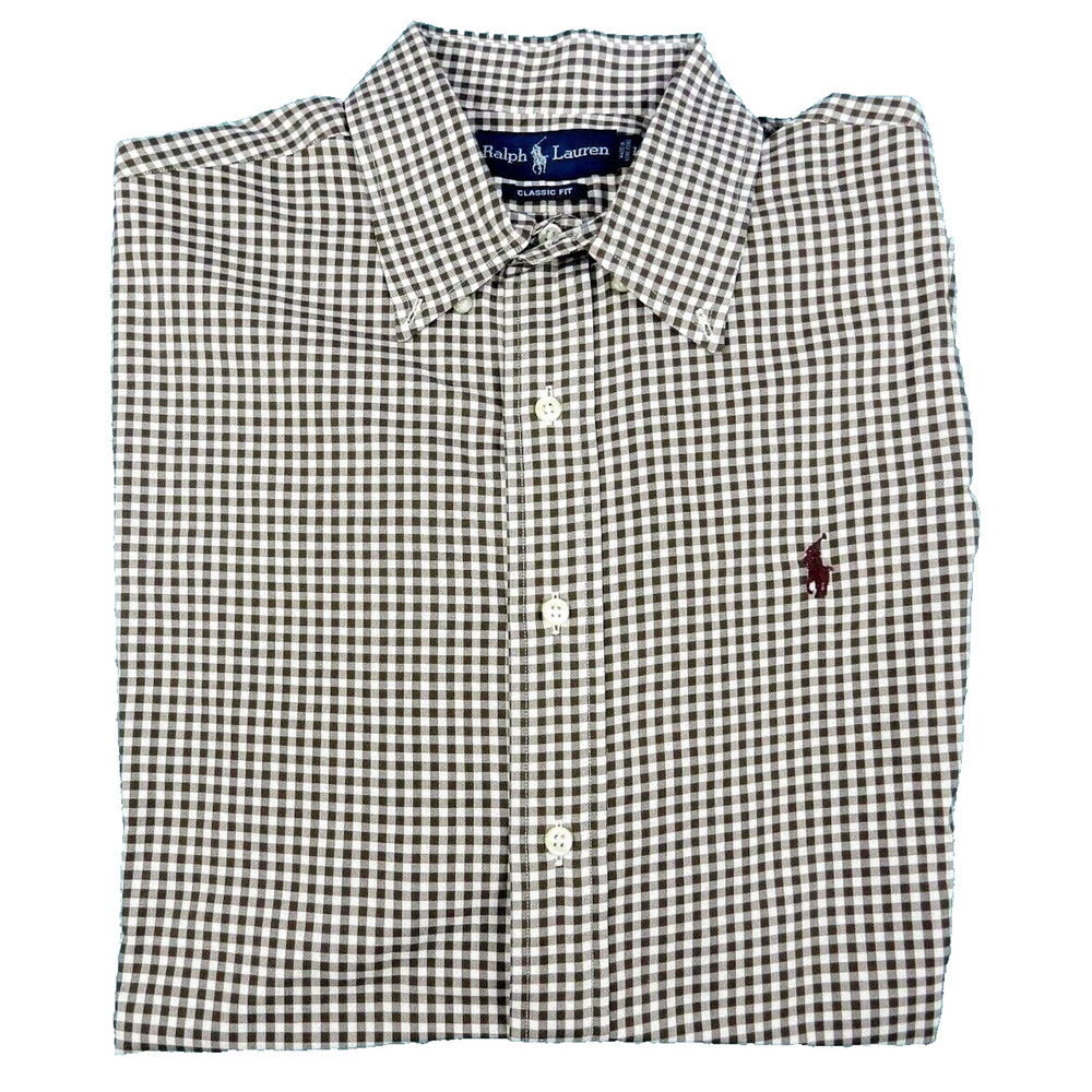 RALPH LAUREN shirt size LARGE long sleeve classic fit dress shirt (p31)